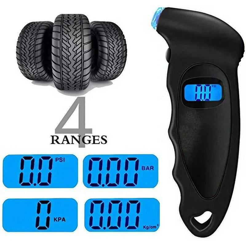 Car Tire Pressure Gauge, Batteries Powered High Precision Digital Tire Pressure Monitor, Professional Car Tire Pressure Gauge, Pressure Measuring Instrument